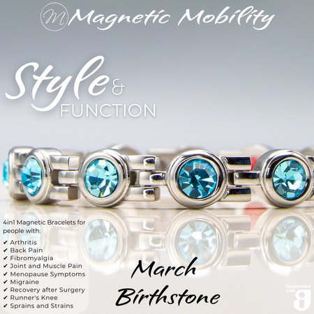 4in1 Magnetic Birthstone Bracelets | Magnetic Mobility- Lillys Pharmacy and Health Store