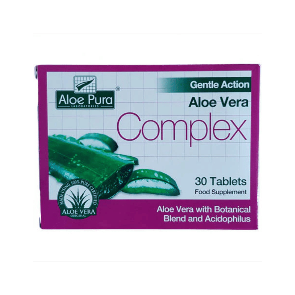 Aloe Pura Organic Aloe Vera Complex 30's EXPIRES 09/2025- Lillys Pharmacy and Health Store