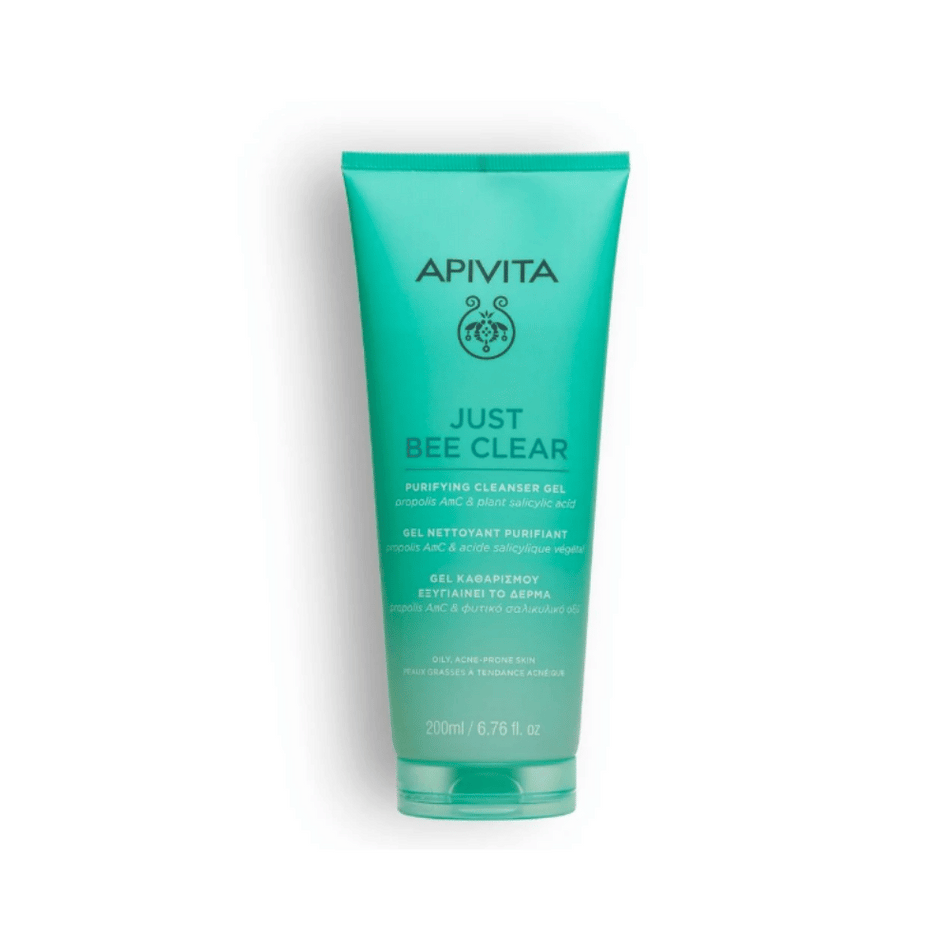 Apivita Just Bee Clear Purifying Cleanser Gel 200ml- Lillys Pharmacy and Health Store