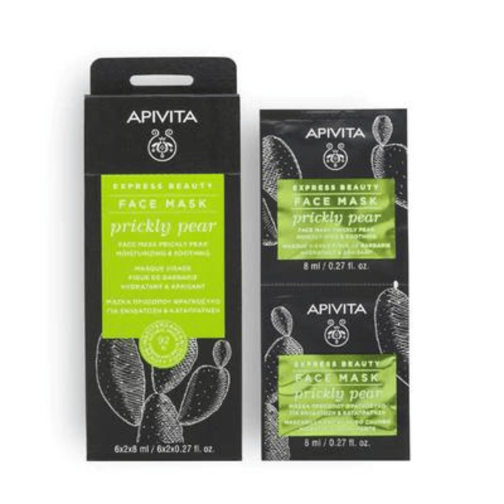 Apivita Prickly Pear Moisturising & Revitalising Mask 2X8ml