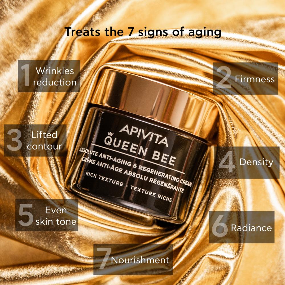 Apivita Queen Bee Age Defense Cream Rich Texture 50ml