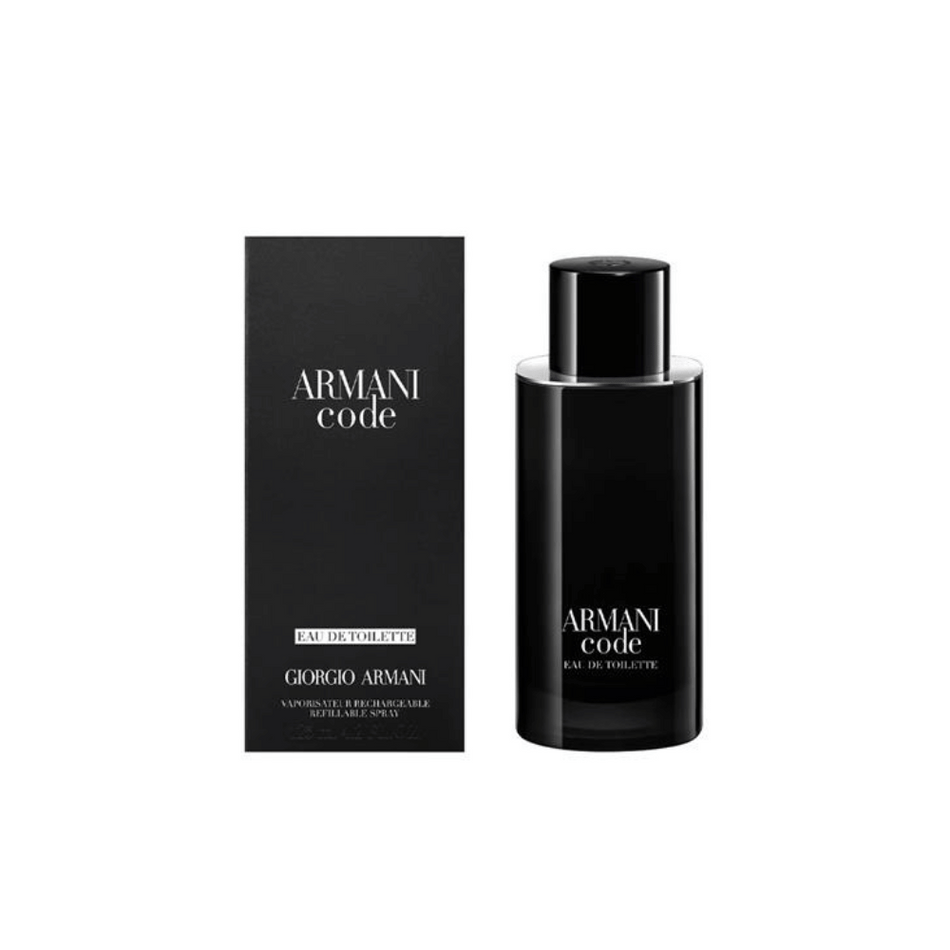 Armani Code Mens 125ml Refillable Edt Spr- Lillys Pharmacy and Health Store