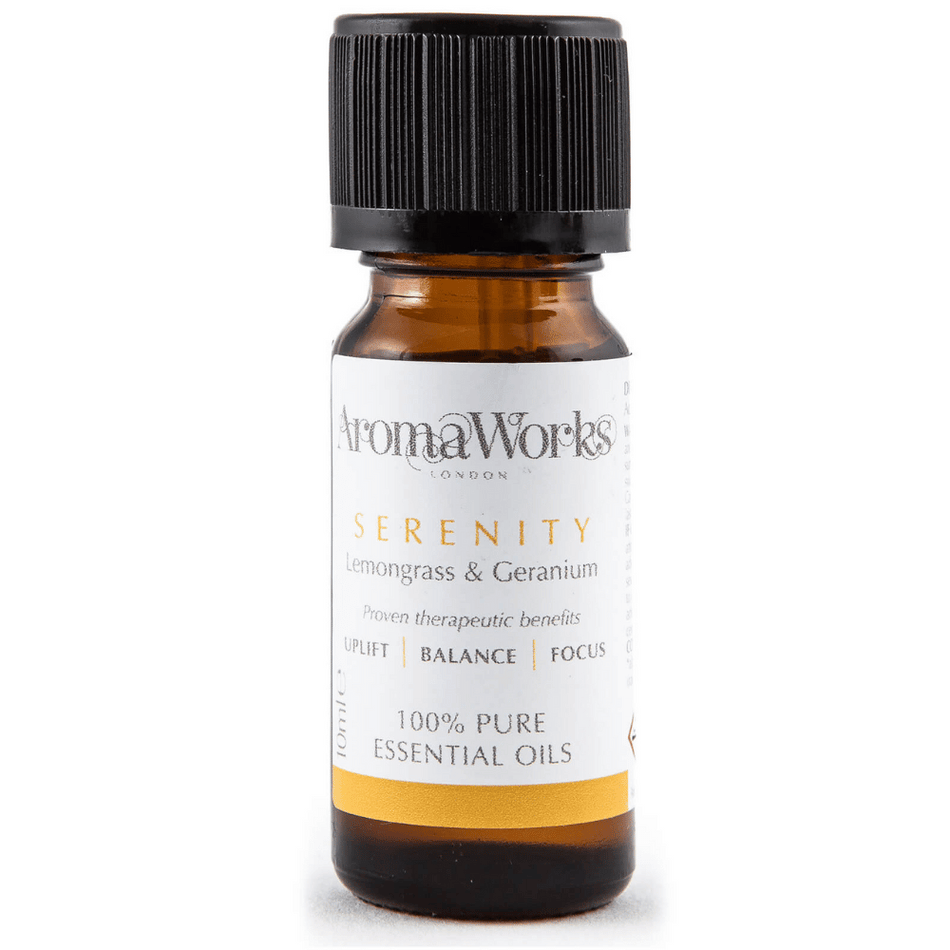 AromaWorks Lemongrass & Germanium Serenity Essential Oil - 10ml- Lillys Pharmacy and Health Store