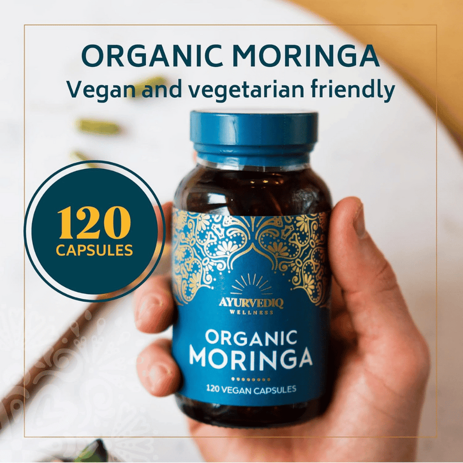 Ayurvediq Wellness Organic Moringa Capsules 120 Caps- Lillys Pharmacy and Health Store