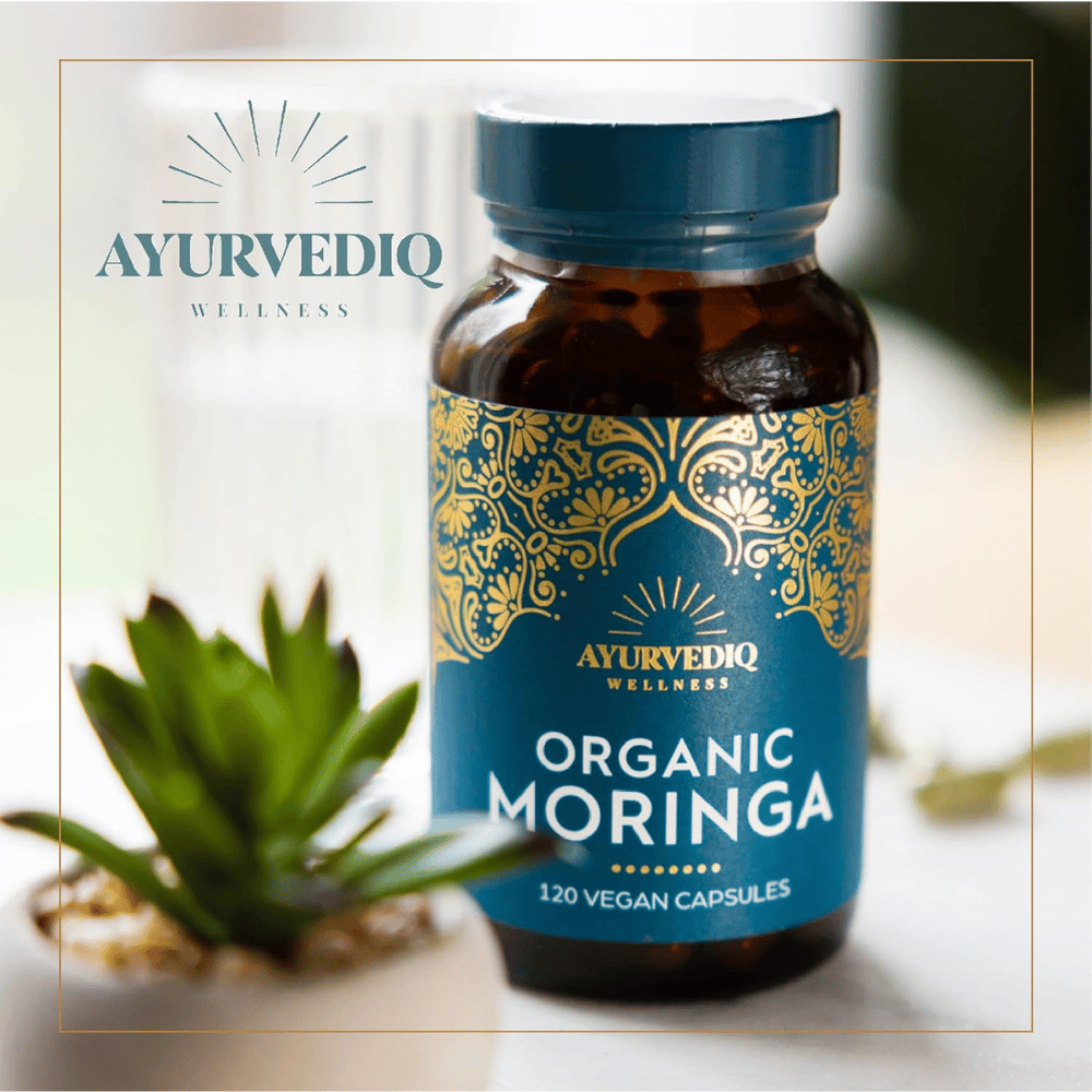 Ayurvediq Wellness Organic Moringa Capsules 120 Caps- Lillys Pharmacy and Health Store