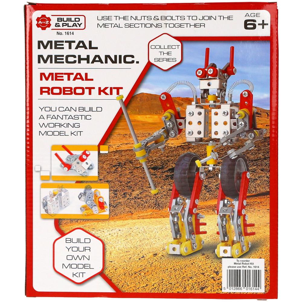 BUILD & PLAY - METAL MECHANIC - METAL MODEL ROBOT KIT- Lillys Pharmacy and Health Store