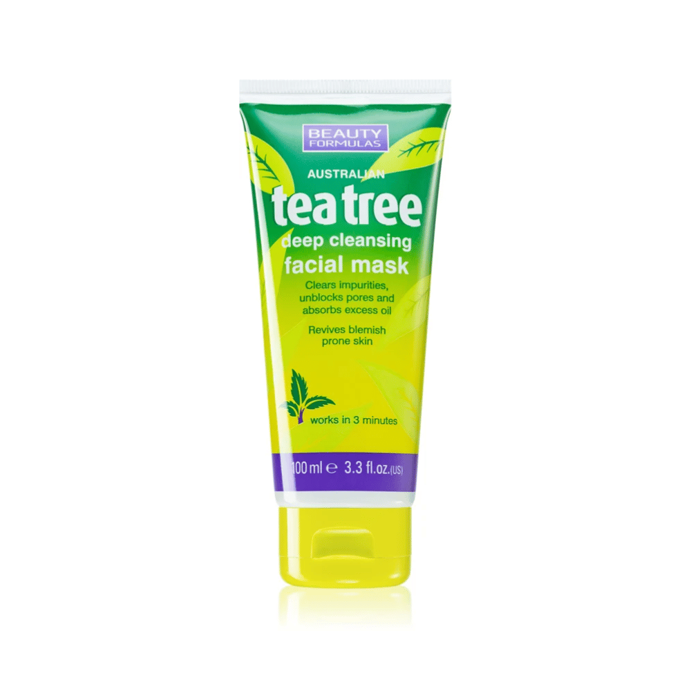 Beauty Formulas Tea Tree Deep Cleansing Mask 100ml- Lillys Pharmacy and Health Store