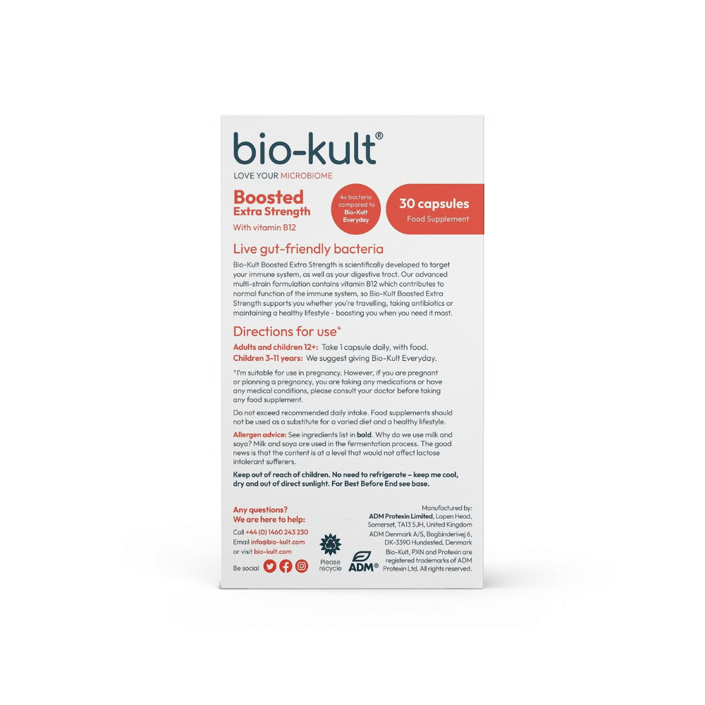 Bio-Kult Boosted Extra Strength 30 Capsules- Lillys Pharmacy and Health Store