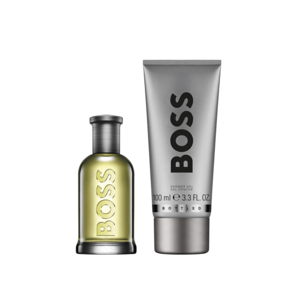 Boss Bottled (Grey) 50ml 2pc Gift Set- Lillys Pharmacy and Health Store