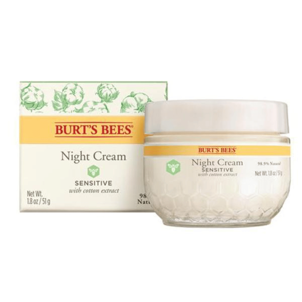 Burts Bees Sensitive Night Cream 50g- Lillys Pharmacy and Health Store