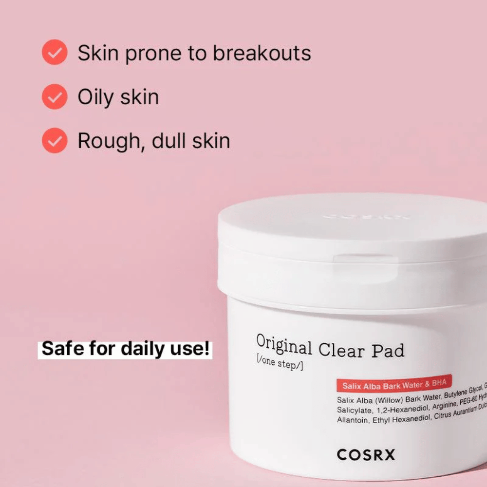 COSRX One Step Original Clear Pad- Lillys Pharmacy and Health Store