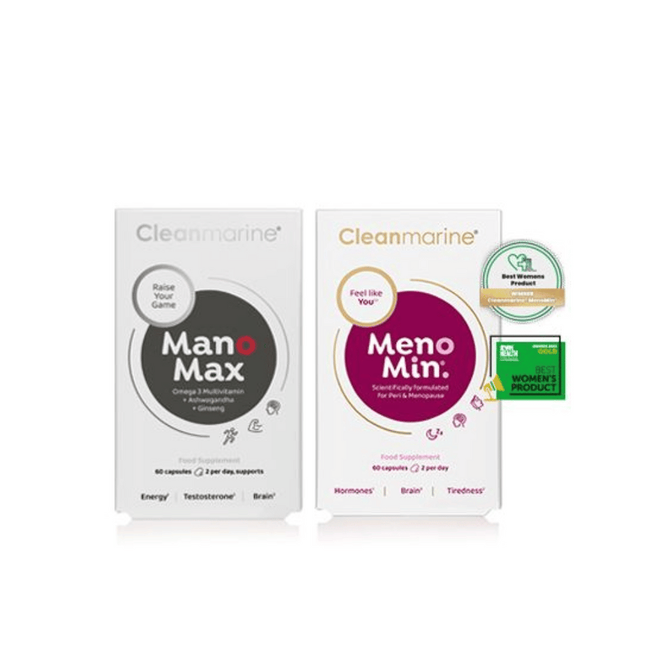 Cleanmarine ManoMax For Men & MenoMin Twinpack- Lillys Pharmacy and Health Store