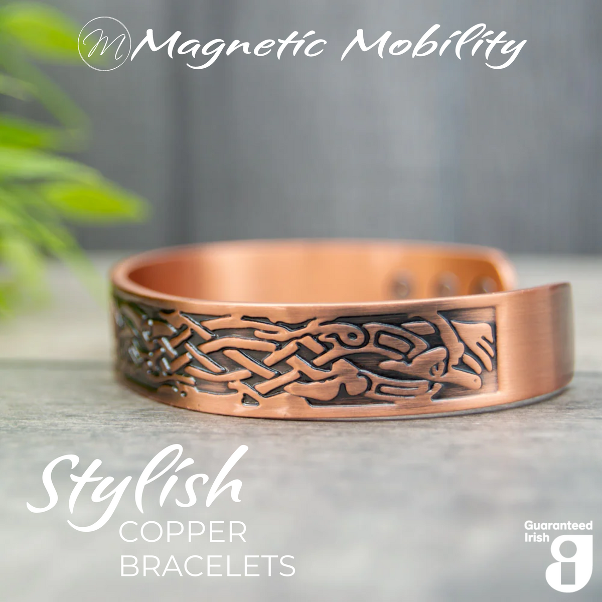 Copper Bracelet: Clover | Magnetic Mobility- Lillys Pharmacy and Health Store