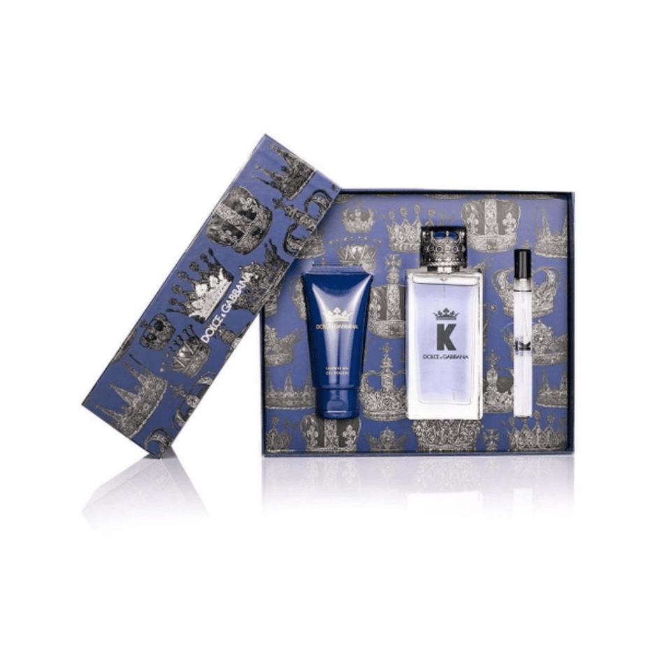 D&G K Mens 100ml 3pc Gift Set- Lillys Pharmacy and Health Store