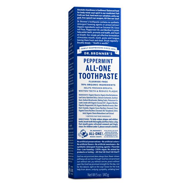 Dr. Bronner's All-One Toothpaste - Peppermint - 5oz