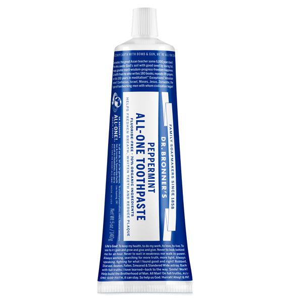 Dr. Bronner's All-One Toothpaste - Peppermint - 5oz