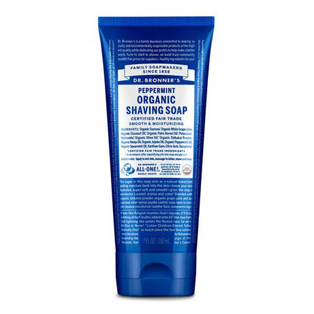 Dr. Bronner's Organic Shaving Soap - Peppermint - 0.5oz