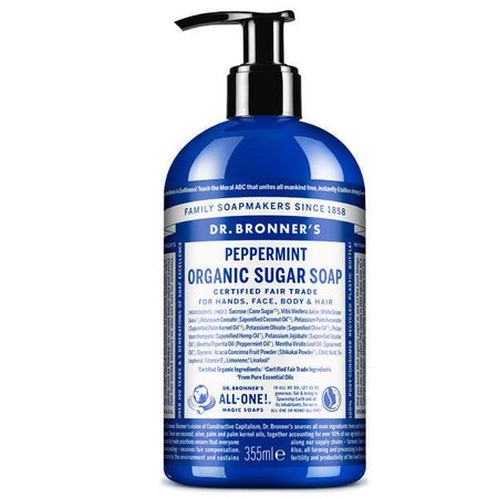 Dr. Bronner's Organic Sugar Soap - Peppermint