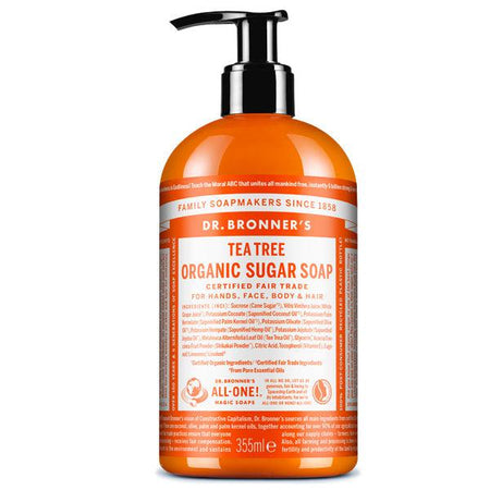 Dr. Bronner's Organic Sugar Soap - Tea Tree