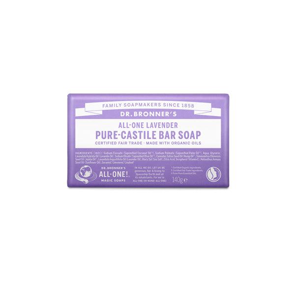 Dr. Bronner's Pure-Castile Bar Soap - Lavender - 140g