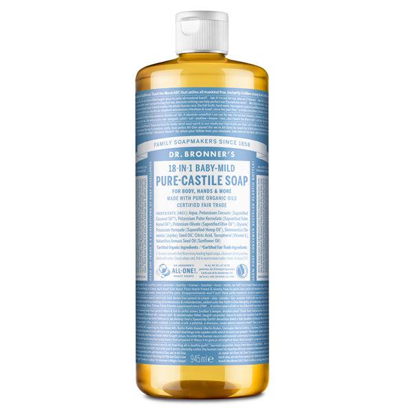 Dr. Bronner's Pure-Castile Liquid Soap - Baby Mild