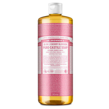 Dr. Bronner's Pure-Castile Liquid Soap - Cherry Blossom