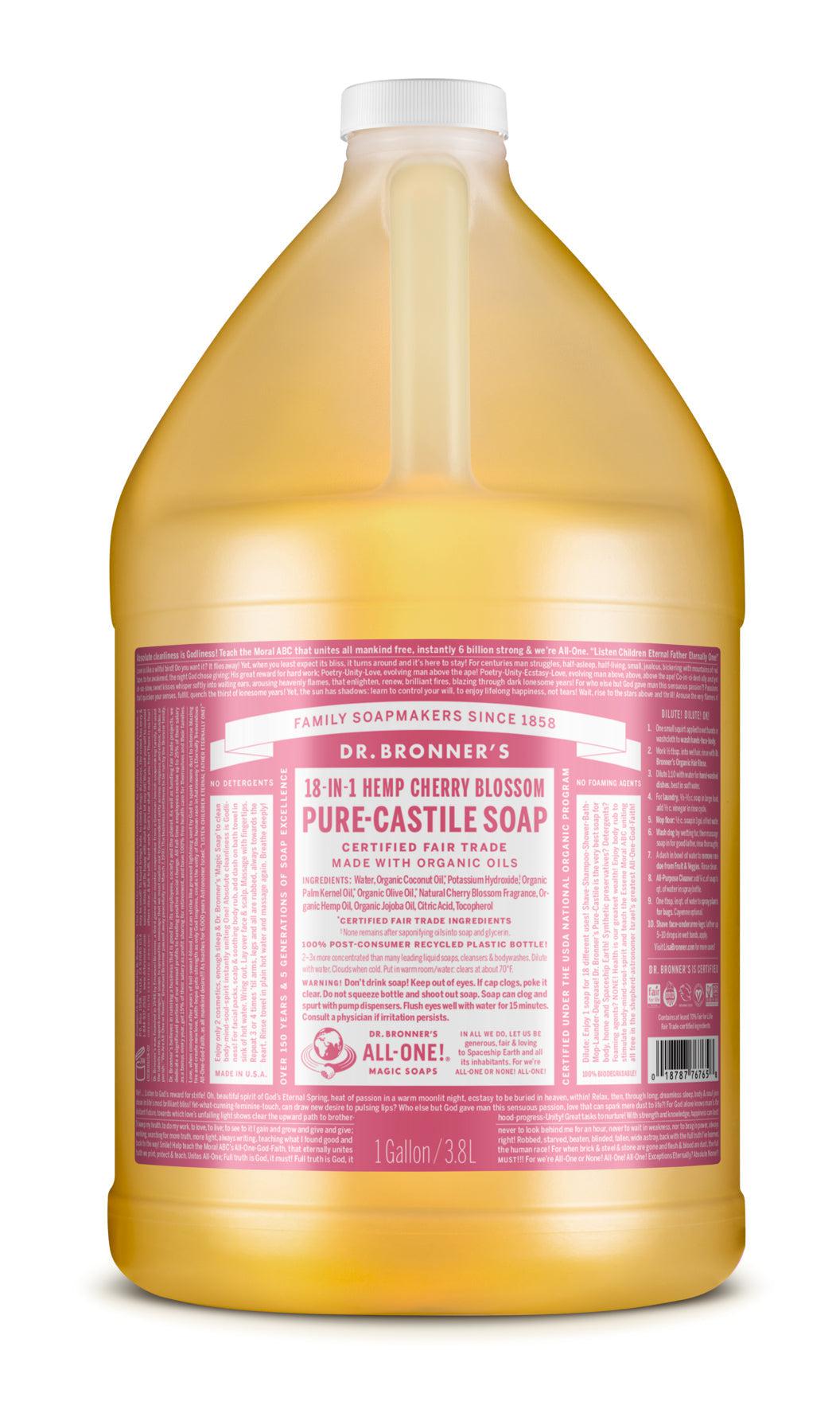 Dr. Bronner's Pure-Castile Liquid Soap - Cherry Blossom- Lillys Pharmacy and Health Store