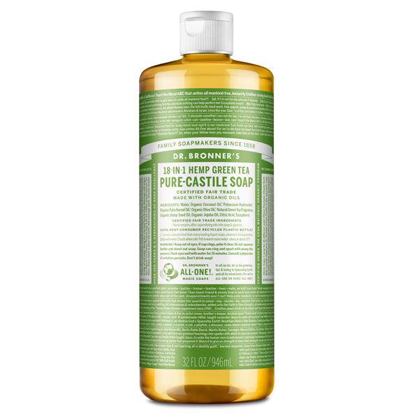 Dr. Bronner's Pure-Castile Liquid Soap - Green Tea