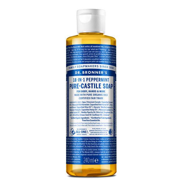 Dr. Bronner's Pure-Castile Liquid Soap - Peppermint