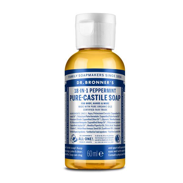 Dr. Bronner's Pure-Castile Liquid Soap - Peppermint