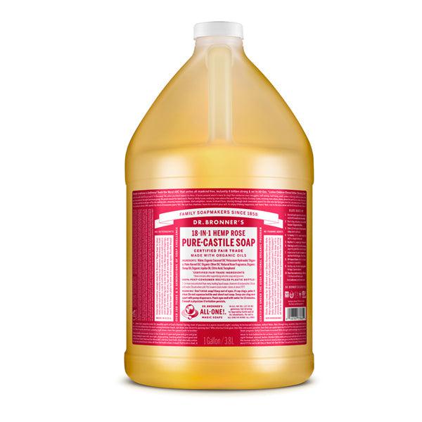 Dr. Bronner's Pure-Castile Liquid Soap - Rose