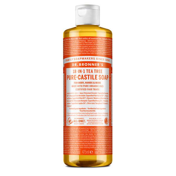 Dr. Bronner's Pure-Castile Liquid Soap - Tea Tree