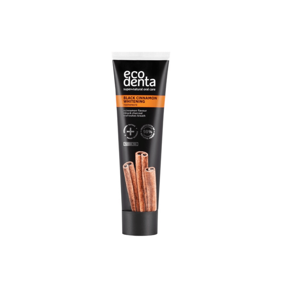 Ecodenta Blackline Black Cinnamon Toothpaste 100ml- Lillys Pharmacy and Health Store