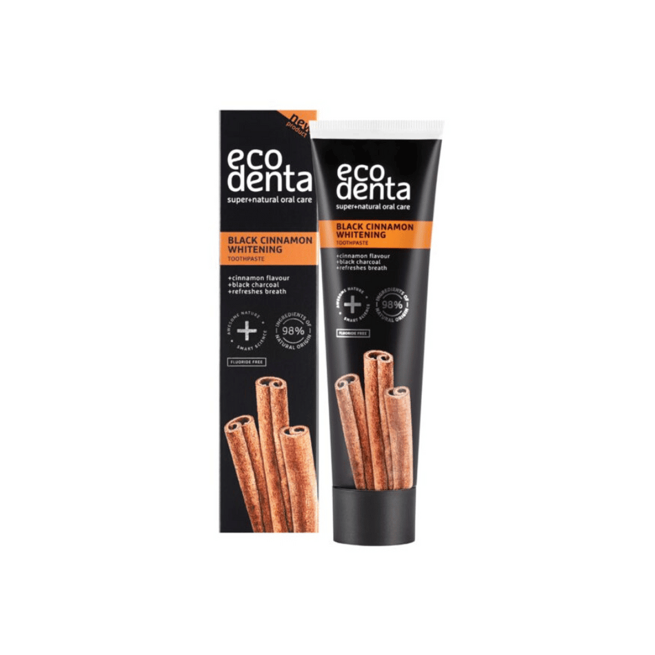 Ecodenta Blackline Black Cinnamon Toothpaste 100ml- Lillys Pharmacy and Health Store