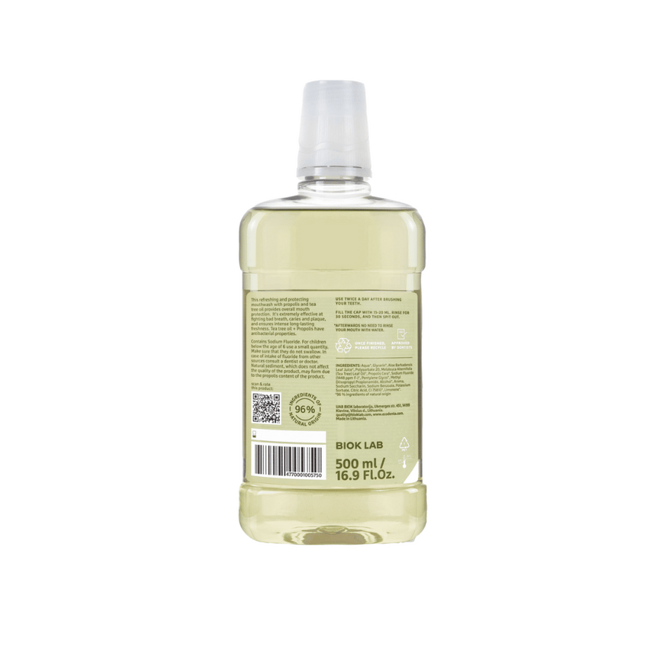 Ecodenta Expertline Refresh & Protect Mouthwash - 500ml- Lillys Pharmacy and Health Store