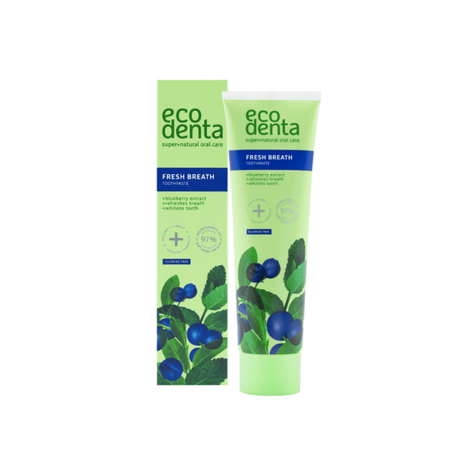 Ecodenta Green Line - Fresh Breath Blueberry Toothpaste 100ml- Lillys Pharmacy and Health Store