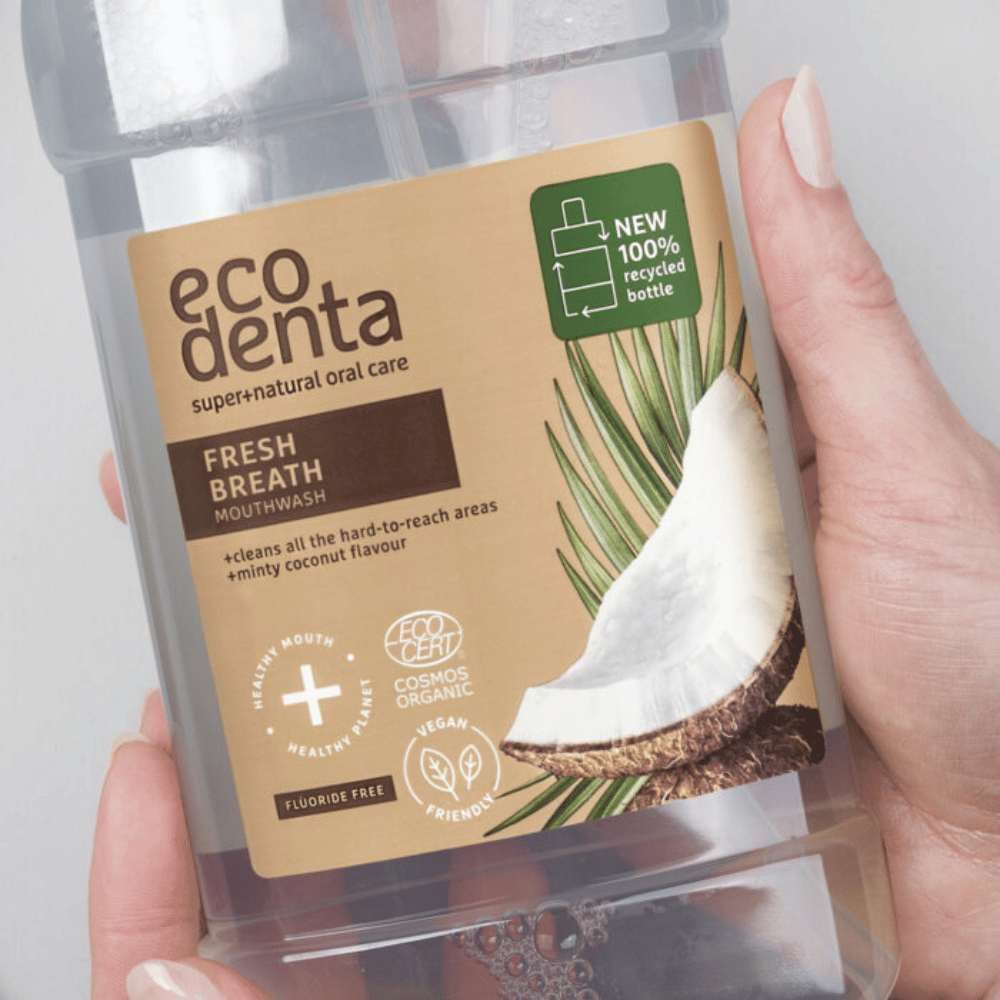 Ecodenta Organicline Fresh Breath Coconut Mouthwash 500ml- Lillys Pharmacy and Health Store