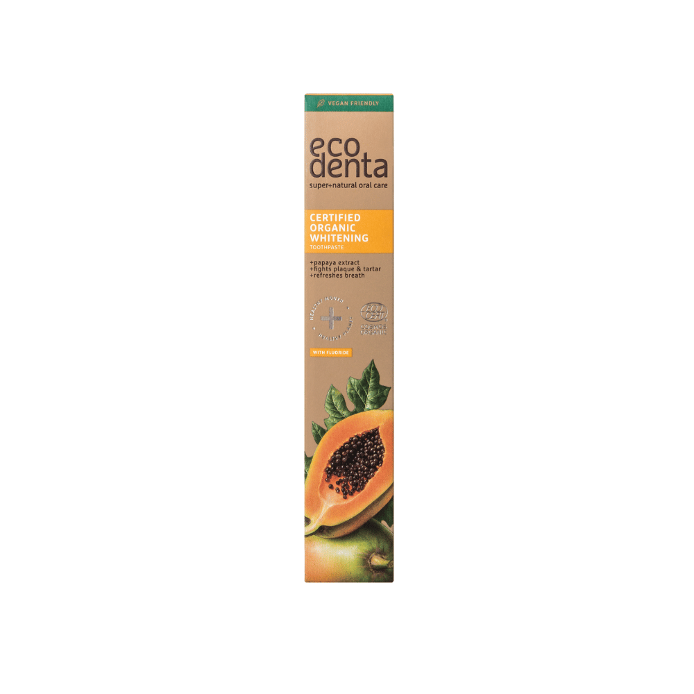 Ecodenta Organicline Whitening Toothpaste With Papaya Extract 75ml- Lillys Pharmacy and Health Store