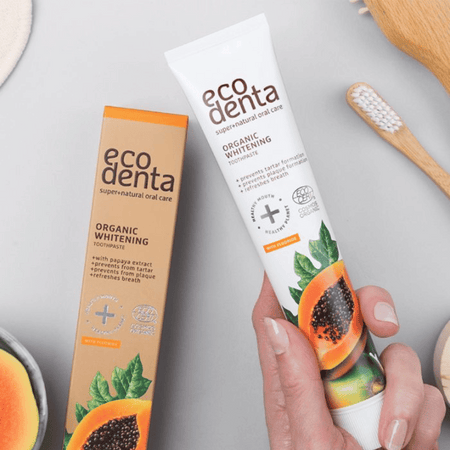 Ecodenta Organicline Whitening Toothpaste With Papaya Extract 75ml- Lillys Pharmacy and Health Store