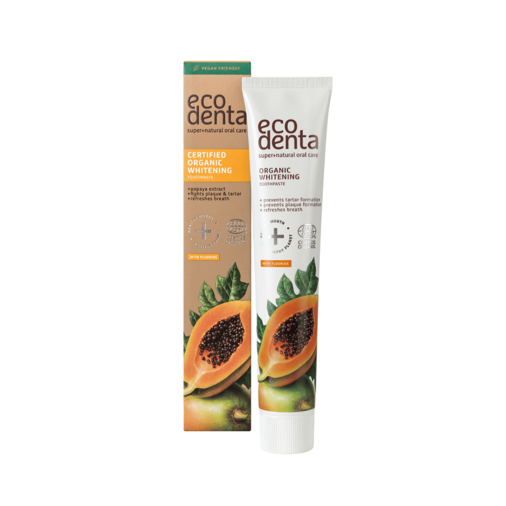 Ecodenta Organicline Whitening Toothpaste With Papaya Extract 75ml- Lillys Pharmacy and Health Store