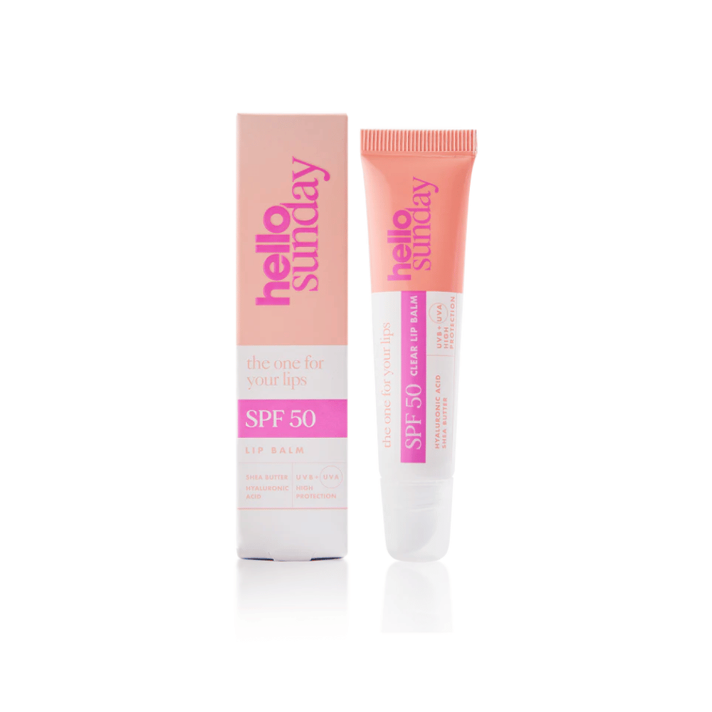 Hello Sunday The One For Your Lips Clear Lip Balm Spf 50 - 15 ml- Lillys Pharmacy and Health Store