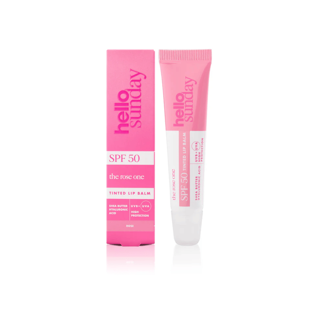 Hello Sunday Tinted Lip Balm SPF50 - The Rose One- Lillys Pharmacy and Health Store