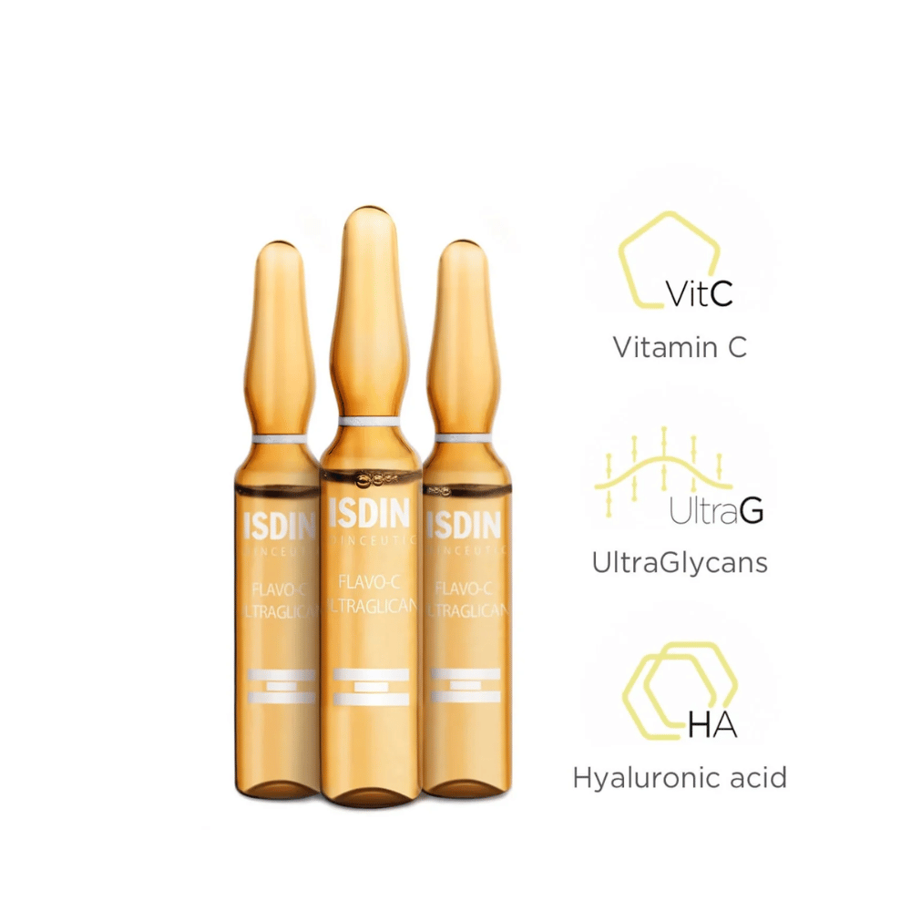 ISDINceutics Flavo-C Ultraglican Daily Antioxidant Serum X30 Ampoules Cosmetics Online