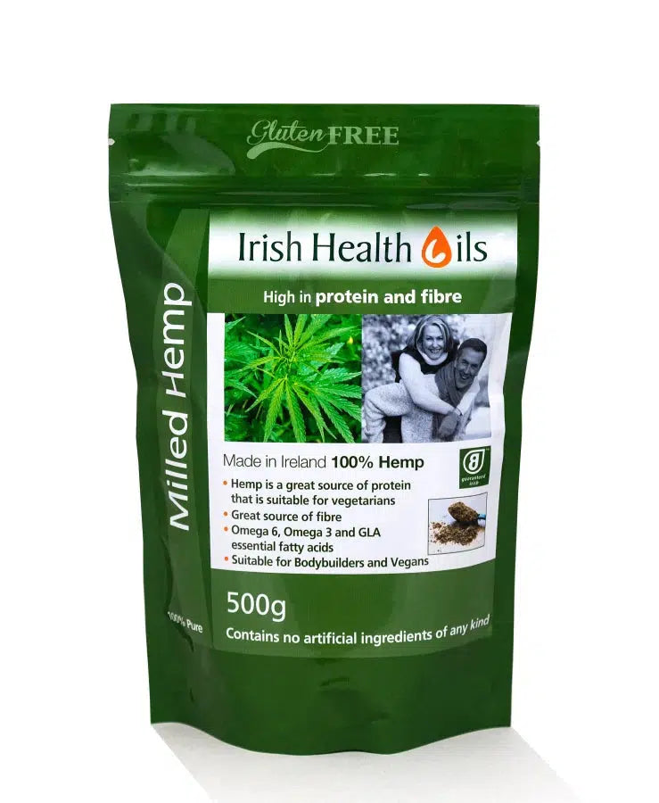 Irish Health Oils Milled Hemp Seed 500g- Lillys Pharmacy and Health Store