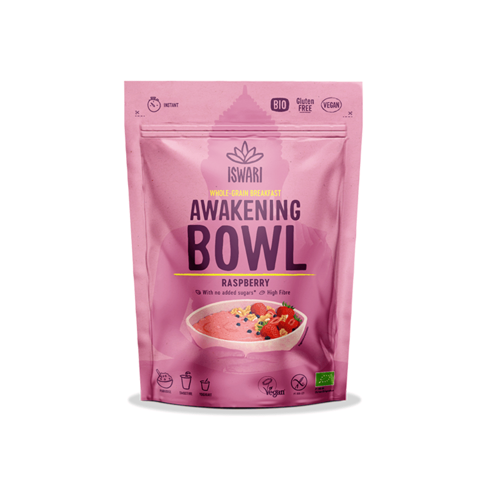 Iswari Awakening Bowl Instant Breakfast Raspberry 360g- Lillys Pharmacy and Health Store