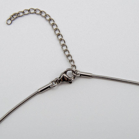 Close up of the secure clasp on the Magnetic Mobility Magnetic Necklace