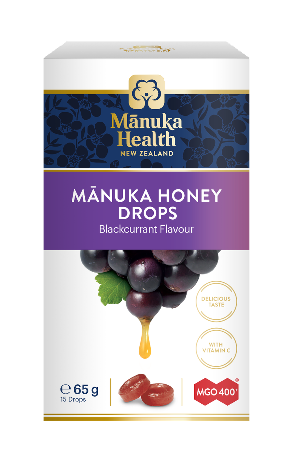 Manuka Honey Lozenges with BLACKCURRANT 4.3g 15s- Lillys Pharmacy and Health Store