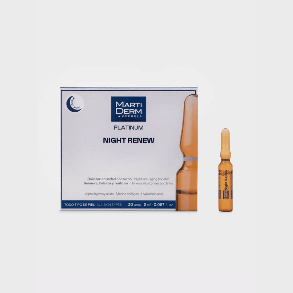 Martiderm Platinum Night Renew 30 Ampoules- Lillys Pharmacy and Health Store