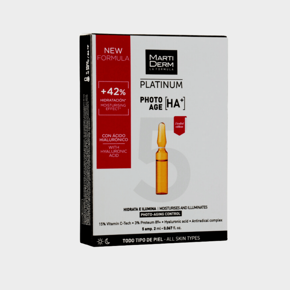 Martiderm Platinum Photo-Age Ha+ Ampoules - 5 Ampoules- Lillys Pharmacy and Health Store