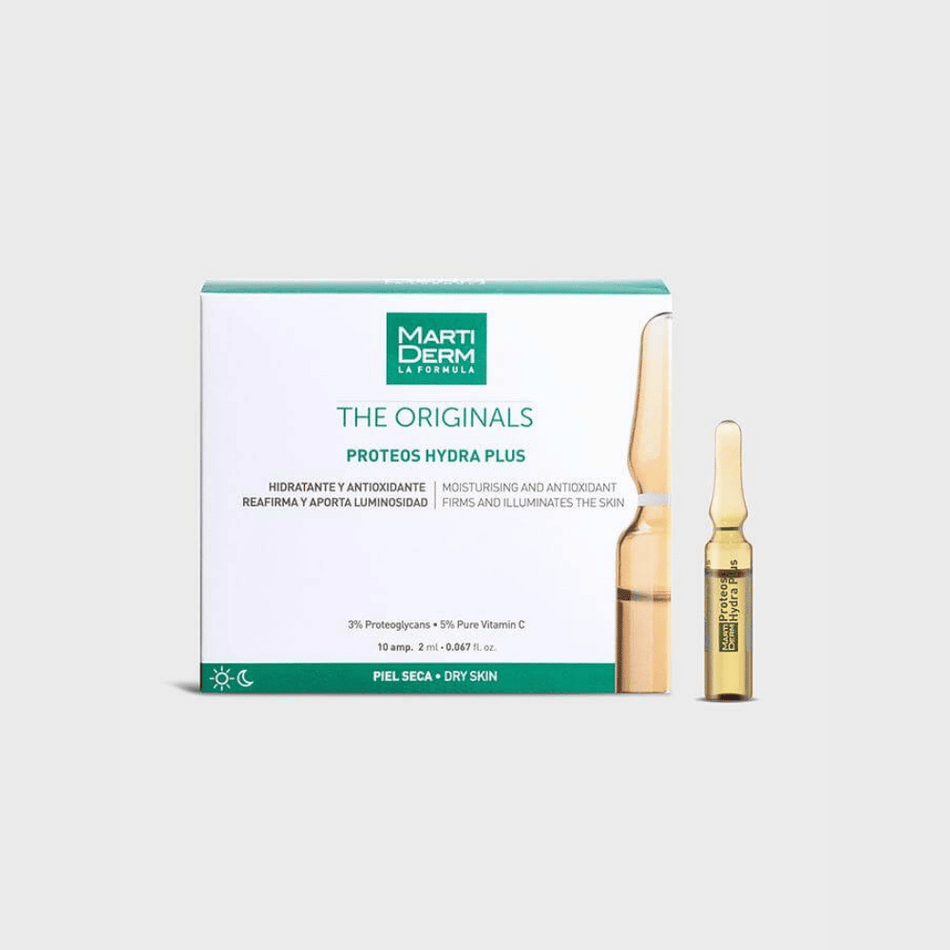 Martiderm The Originals Proteos Hydra Plus Ampoules 10 Ampoules- Lillys Pharmacy and Health Store